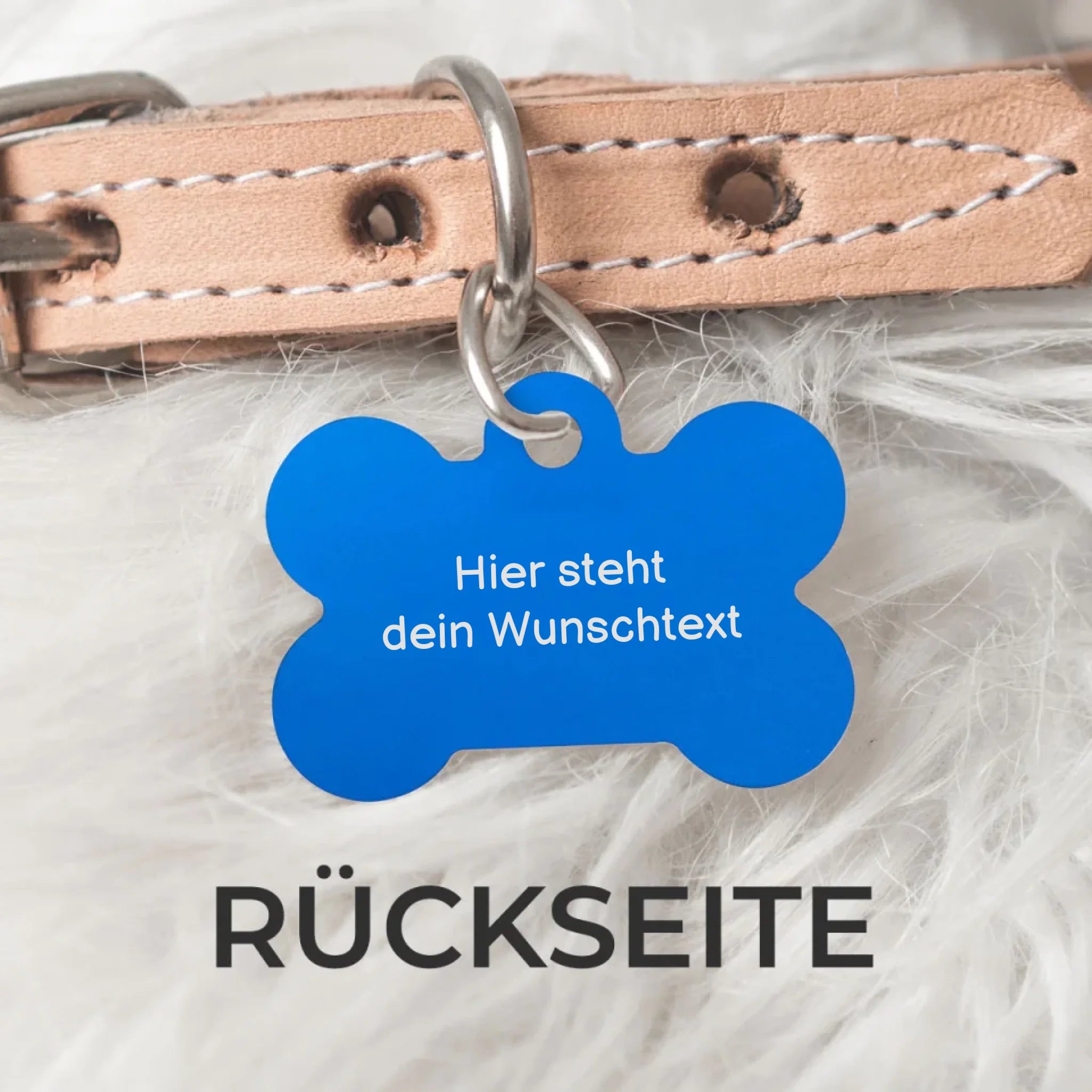 Hundemarke-blau